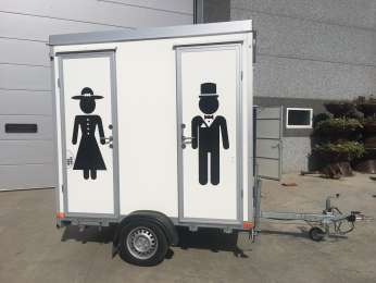 Kleine toiletwagen